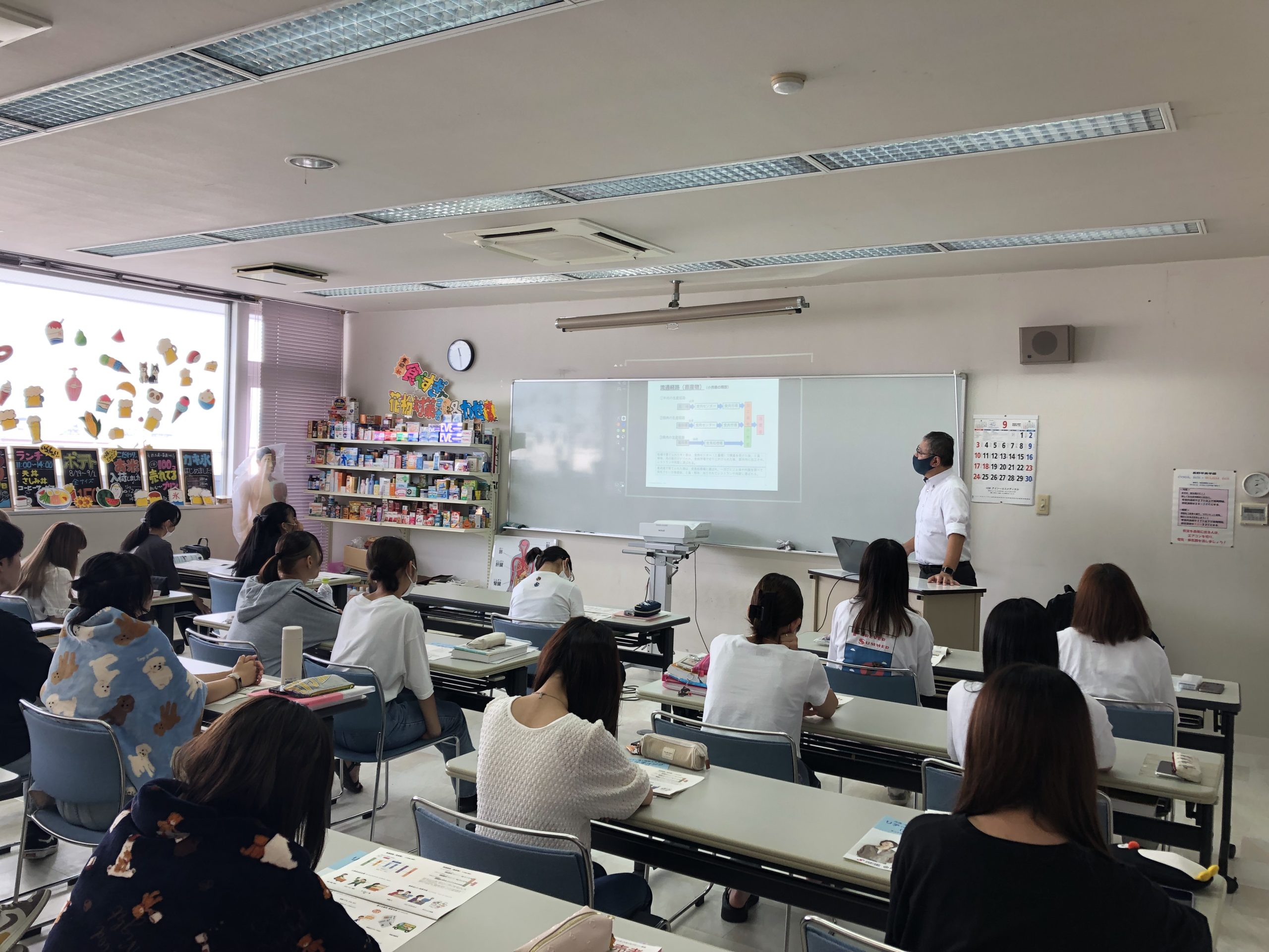 長野平青学園での講義